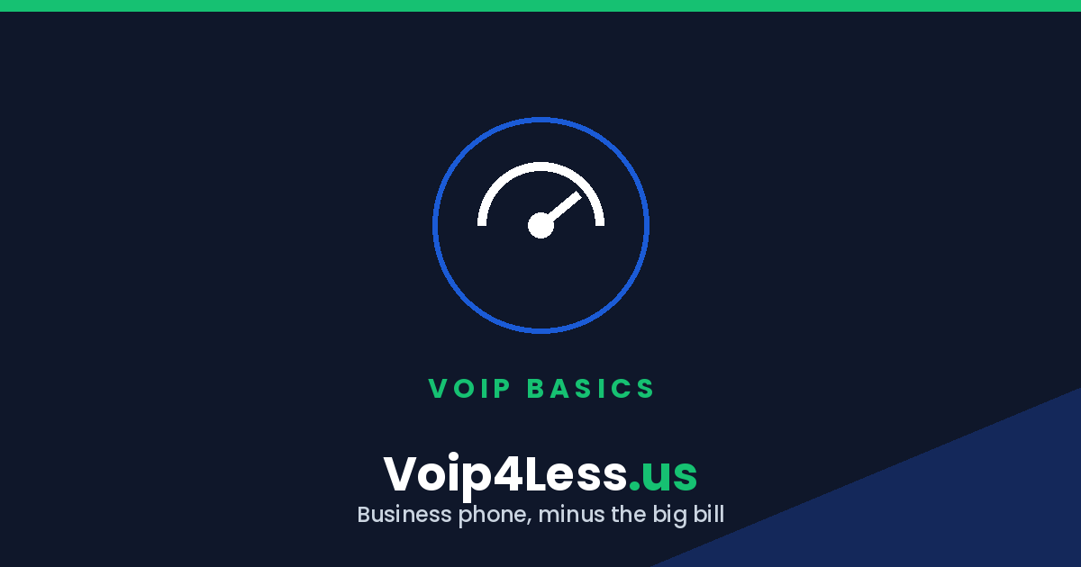 Voip4Less blog graphic — Internet speed needed for reliable VoIP calls